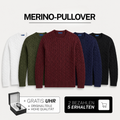 MERINO-PULLOVER [2 ZAHLEN, 5 ERHALTEN] + GESCHENK