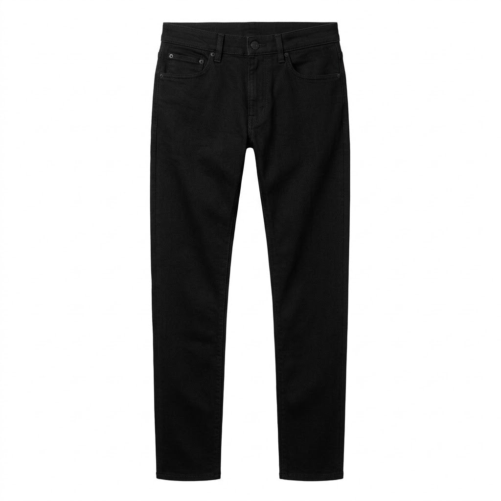 Premium Stay-Black Slim Denim Jeans
