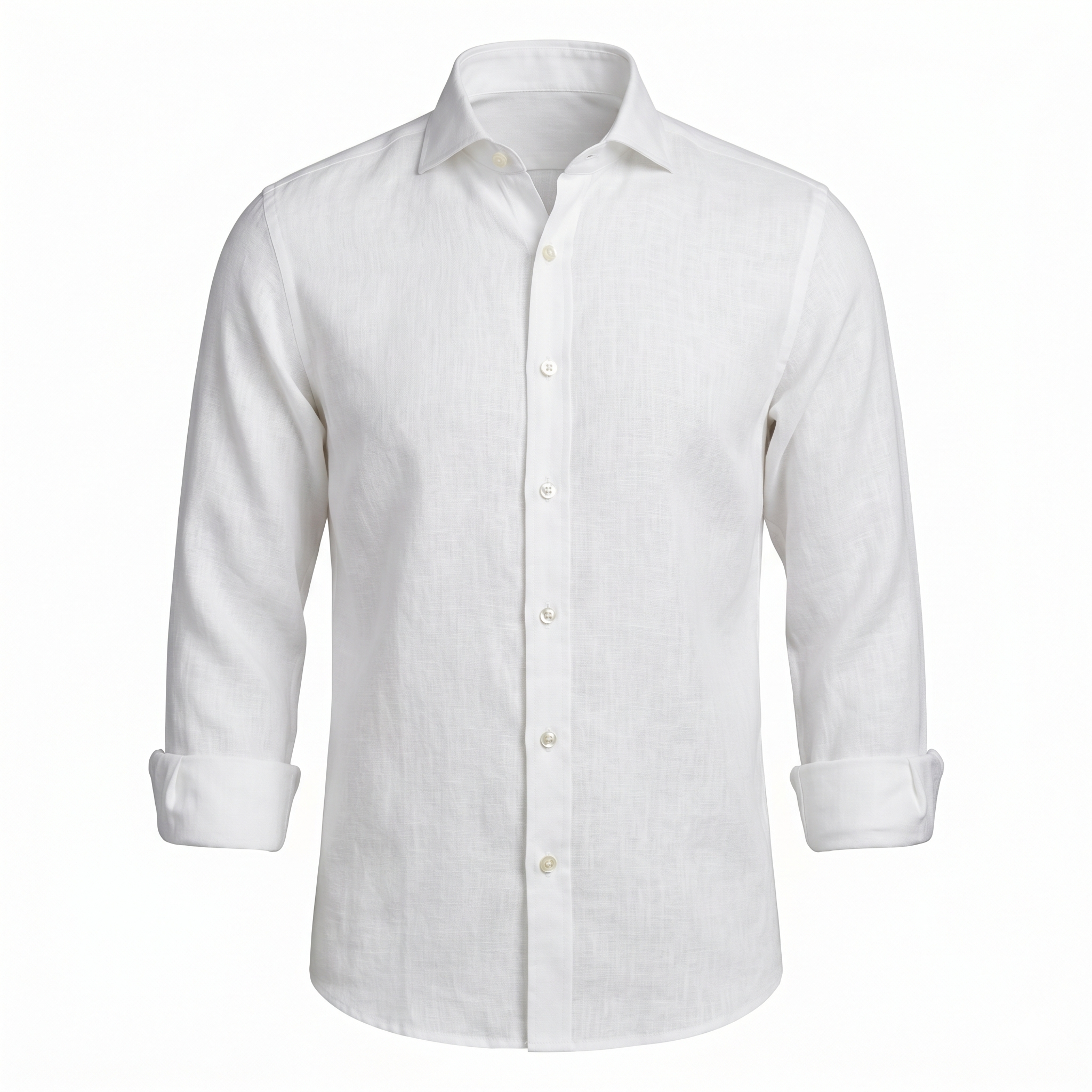 Premium White Irish Linen Shirt